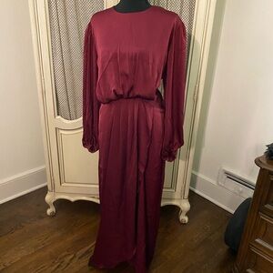 NWT Burgundy formal dress
